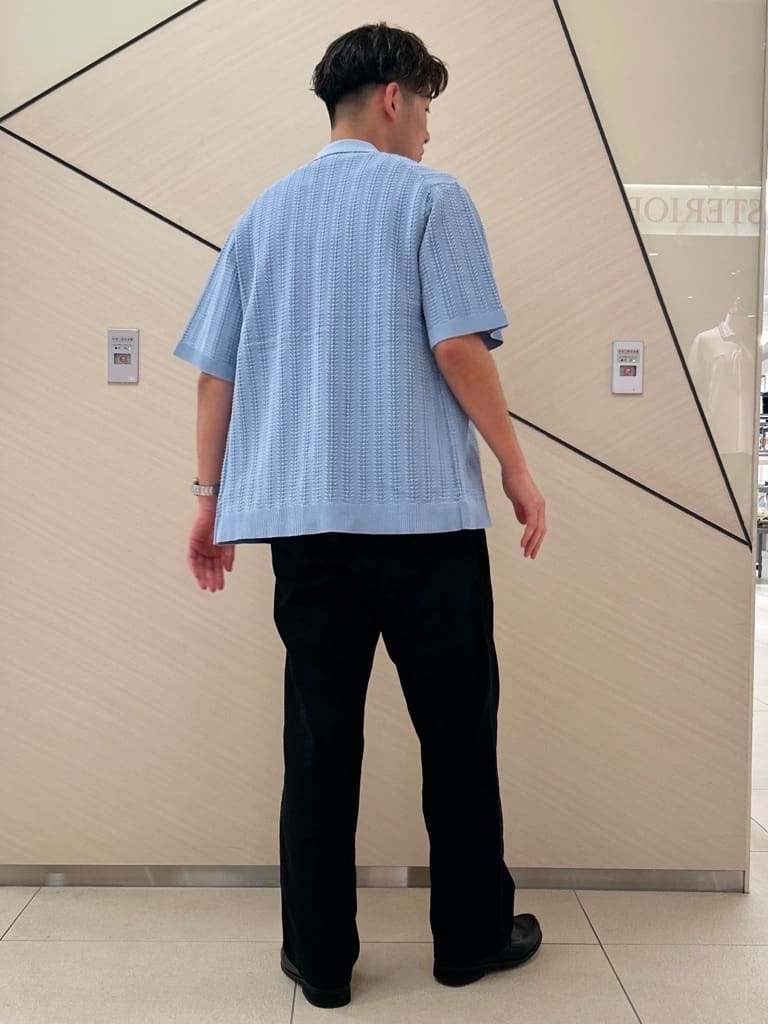 千葉亮太さんの「DRESSTERIOR｜オーガニックコットン キューバニットシャツ」を使ったコーディネート