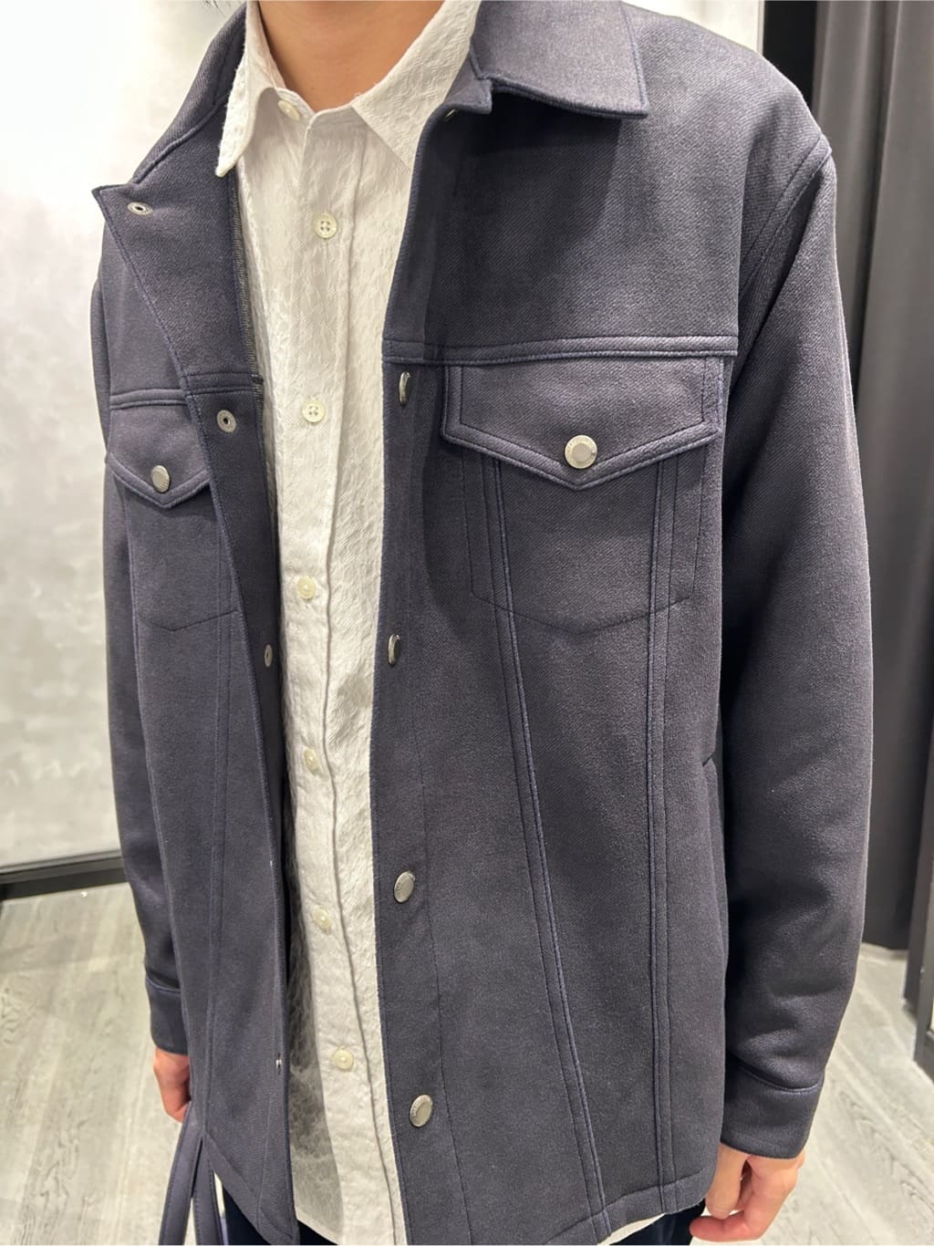 ruiさんの「TAKEO KIKUCHI｜【Made in JAPAN】播州織 ドビー千鳥シャツ」を使ったコーディネート