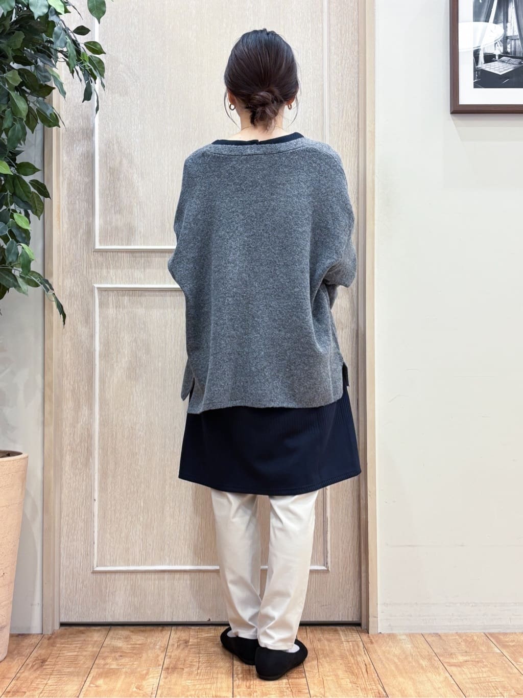 なみさんの「SHOO･LA･RUE｜【S-LL/洗濯機可】ぐんぐん伸びる ハイパースキニーパンツ」を使ったコーディネート