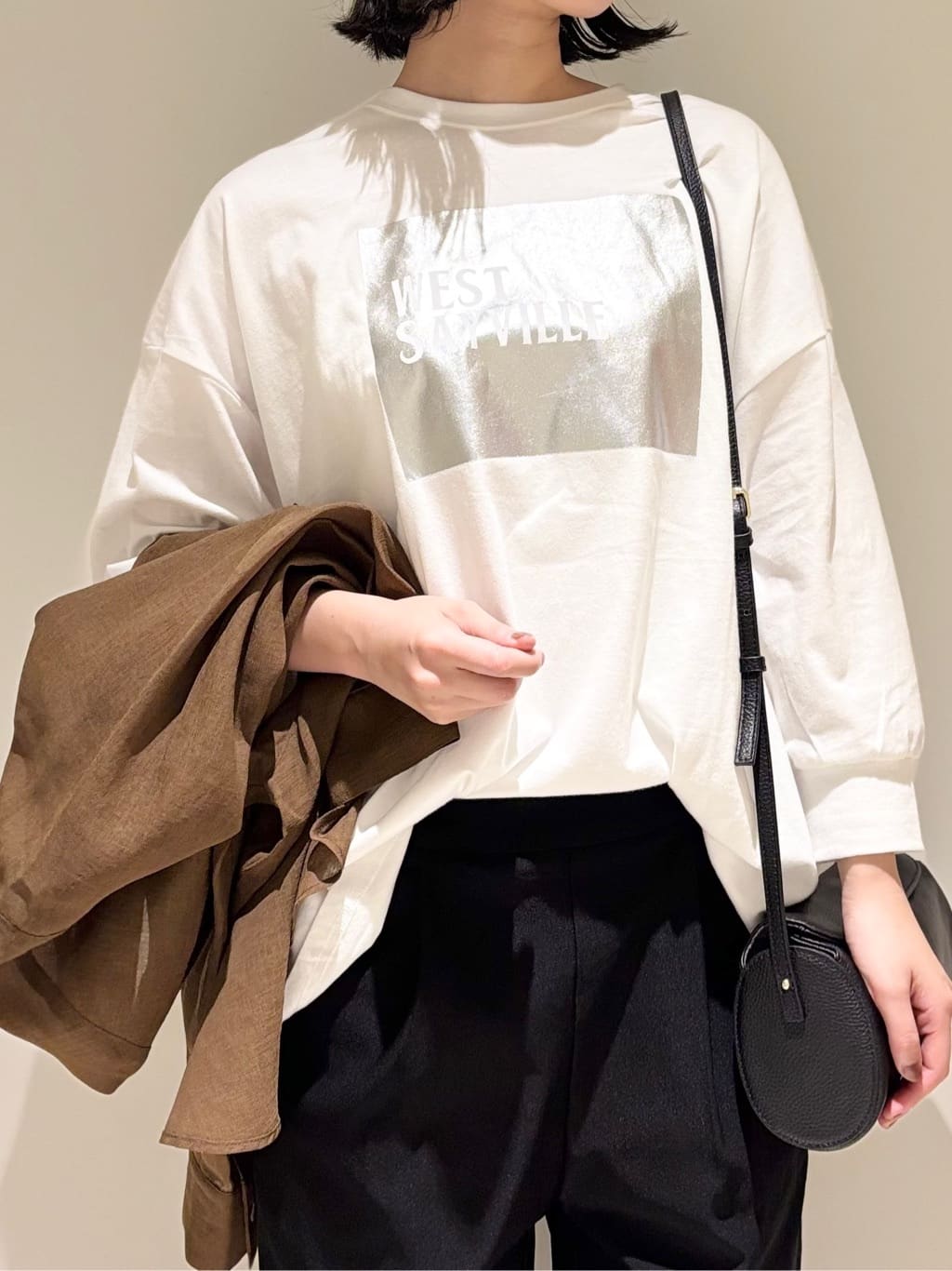 mayuさんの「Dessin｜本革バレル型ショルダーバッグ」を使ったコーディネート