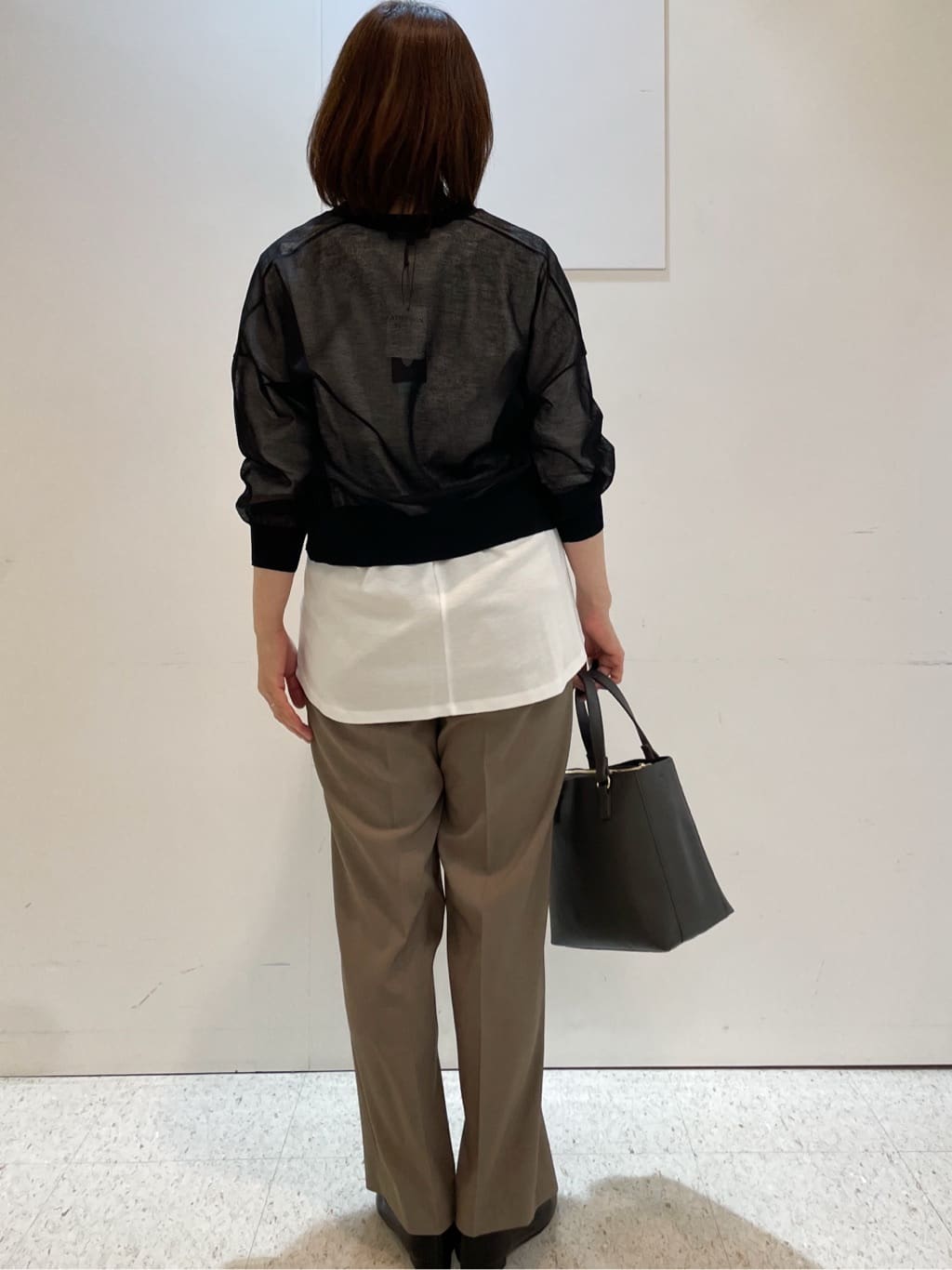 めいさんの「Reflect｜【マシンウォッシュ可】リネンライクフレアパンツ」を使ったコーディネート