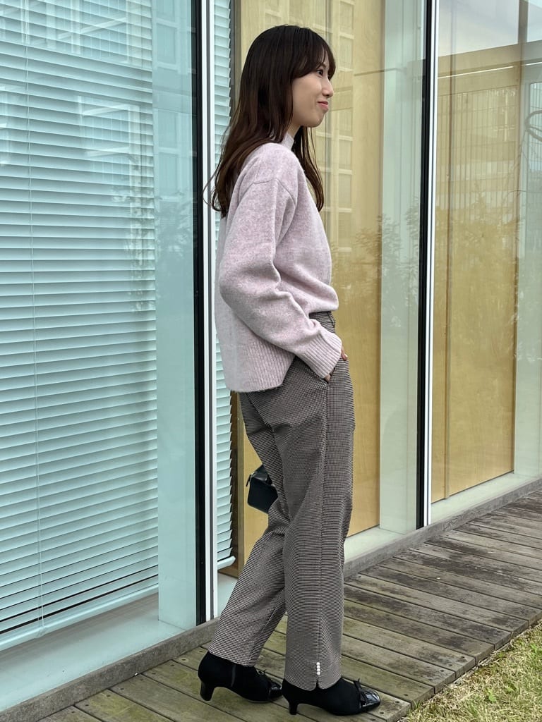 はばさんの「Couture brooch｜【5色展開】やわらかヤクライクニット」を使ったコーディネート