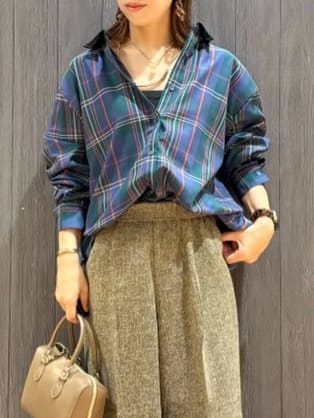 meiさんの「SHOO･LA･RUE｜【洗える/ひんやり／前後2WAY】テレコタンクトップ」を使ったコーディネート