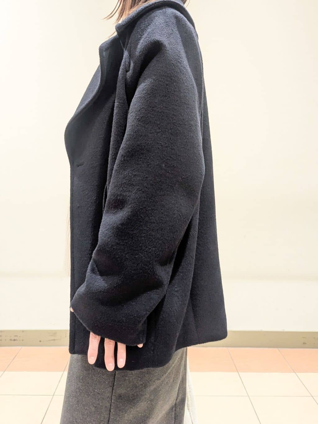 Miさんの「OPAQUE.CLIP｜カシミヤブレンドウールミドルピーコート」を使ったコーディネート