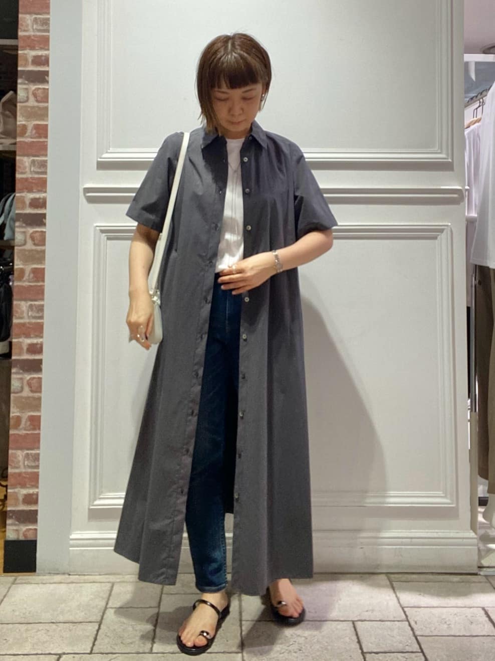 AKKOさんの「UNTITLED｜【Healthy DENIM&times;UNTITLED】別注 R Mrytle（リマートル）テーパードデニム」を使ったコーディネート