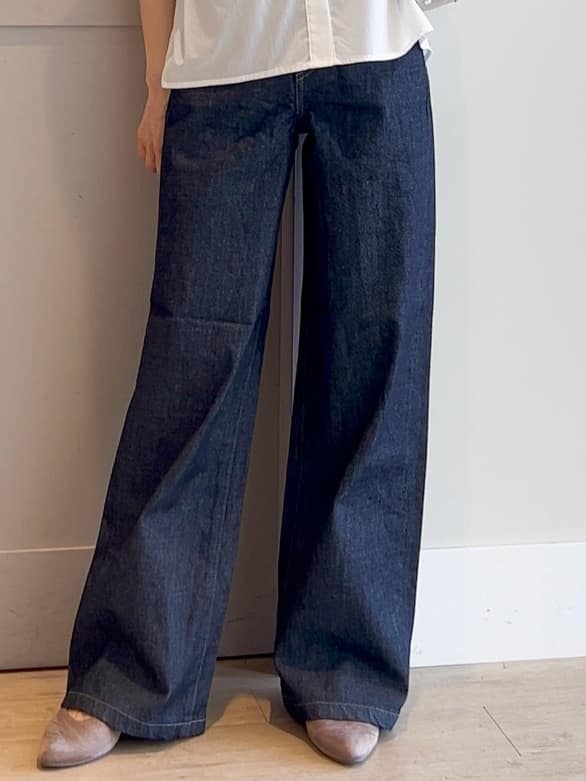 yamakoさんの「grove｜【SOMETHING&times;grove別注】LISAWIDE DENIM PANTS」を使ったコーディネート