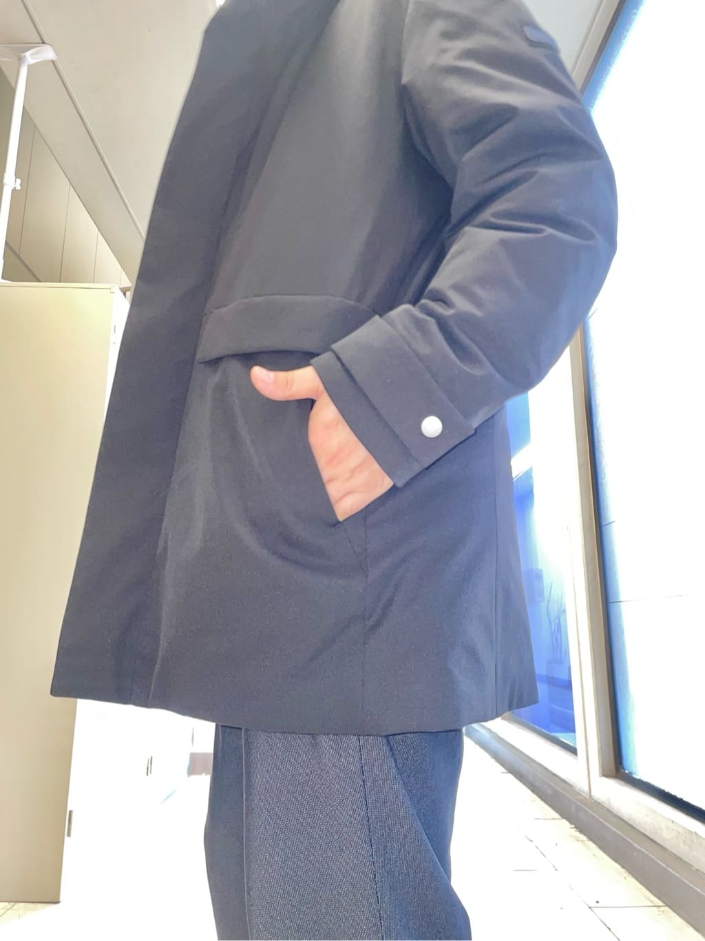 MAKOTO AIさんの「TAKEO KIKUCHI｜【None Of Stress】ストレッチ ダウンブルゾン」を使ったコーディネート