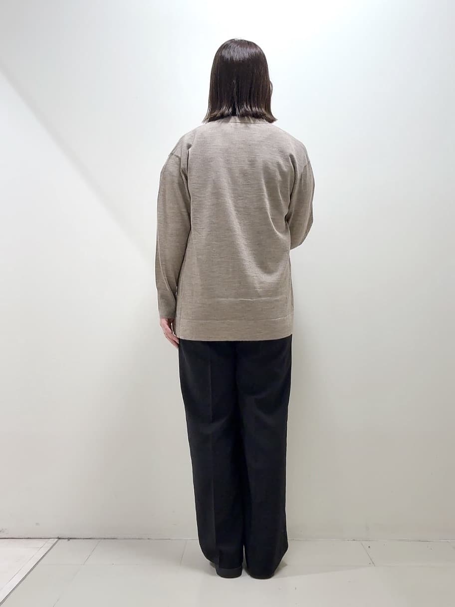 YUIさんの「UNTITLED｜【アンサンブル可/洗える/ボタンなし】シルクウールカシミヤ 着流しカーディガン」を使ったコーディネート