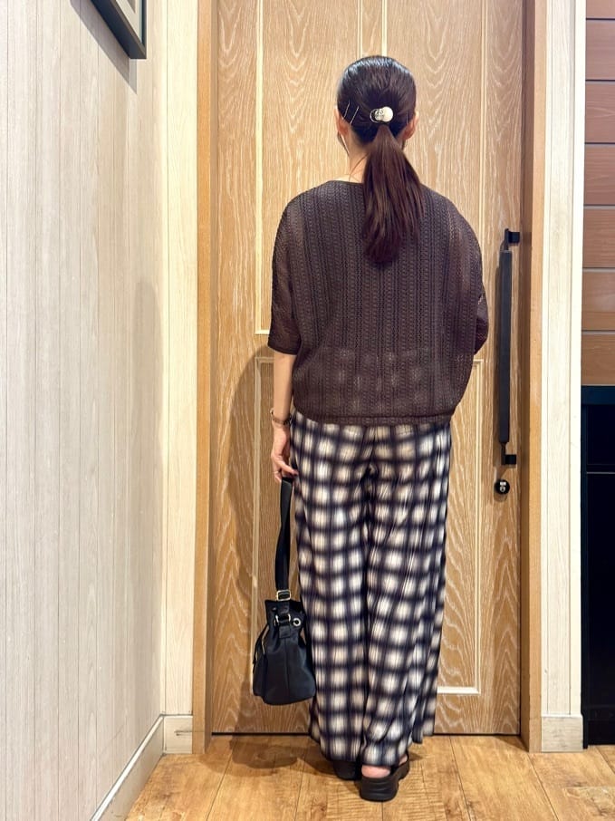 KAORIさんの「SHOO･LA･RUE｜【洗える/S-LL】季節の変わり目に 透かし柄が涼やか ジップブルゾン」を使ったコーディネート