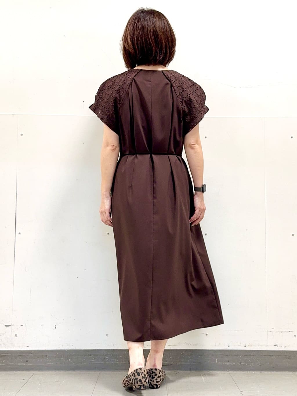 kaeさんの「Reflect｜カットワークレーススリーブワンピース」を使ったコーディネート