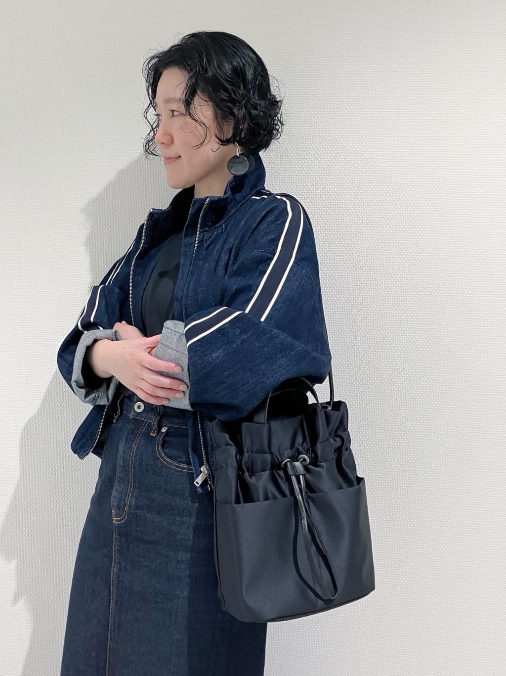 Cさんの「HIROKO HAYASHI｜LUINI SATINE（ルイーニ サティーネ）ショルダーバッグ」を使ったコーディネート