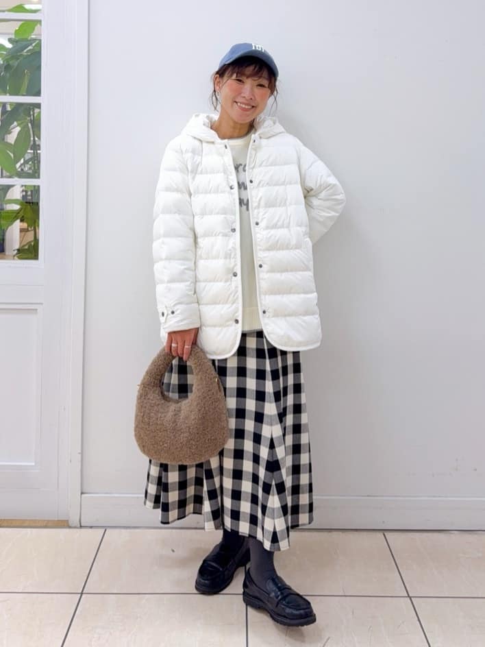 Osawaさんの「Dessin｜【撥水・2WAY】ミュラーダウンコートミドル丈」を使ったコーディネート