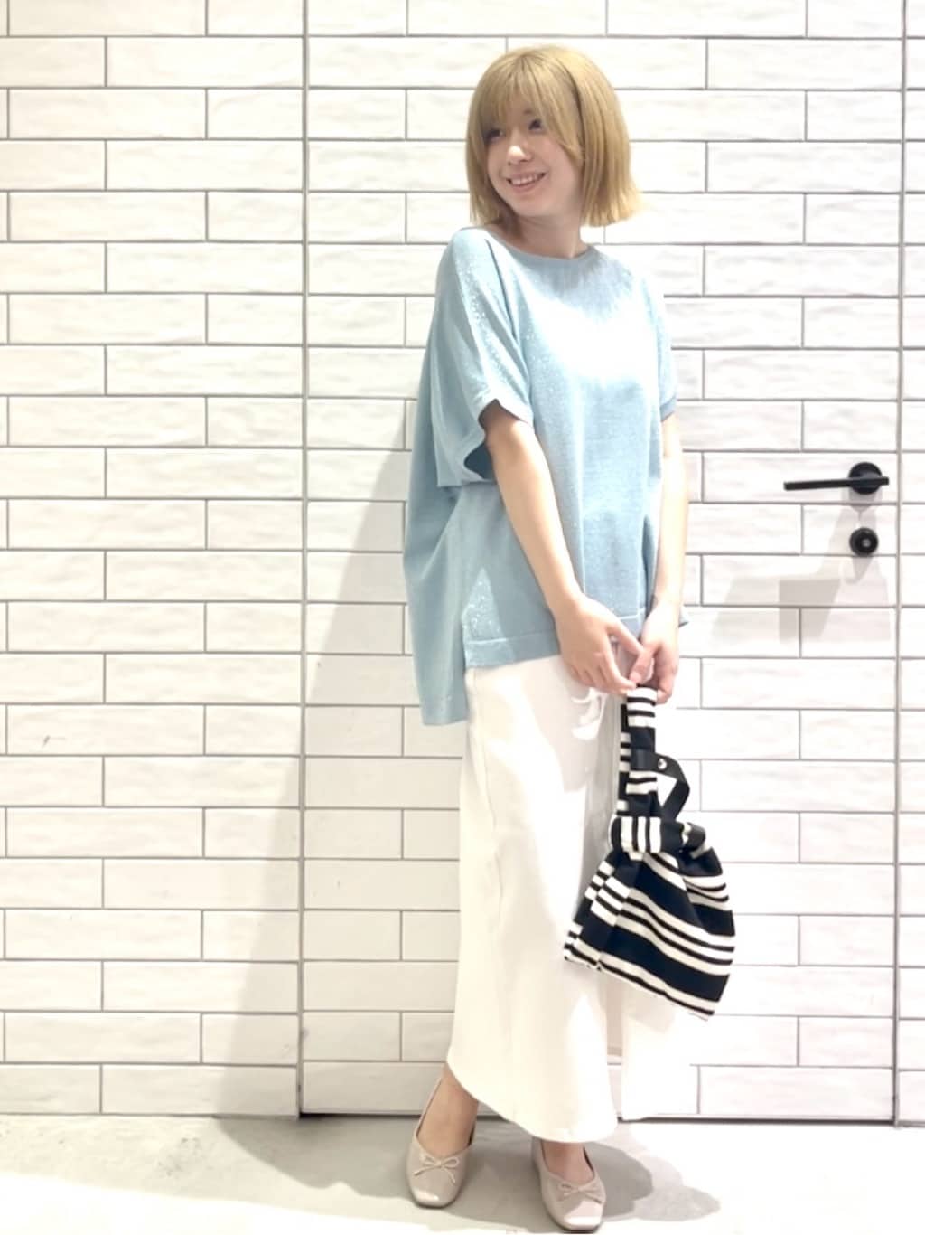 しおりさんの「OPAQUE.CLIP｜【定番/6color】名品フラットバレエシューズ」を使ったコーディネート