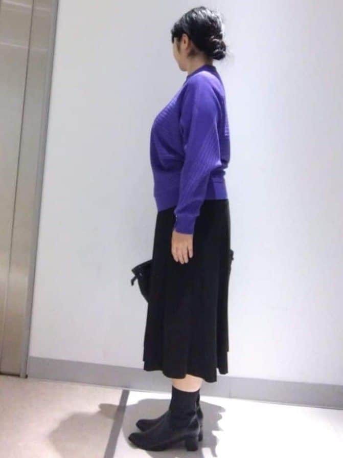 sakoさんの「Reflect｜【秋映え／ゆったり着られる◎】ドルマンシルエットニット」を使ったコーディネート