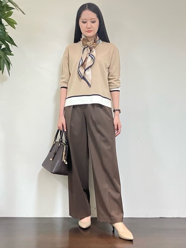 カレンさんの「UNTITLED｜【ミディ丈/軽やか】セミラグランリバー コート」を使ったコーディネート
