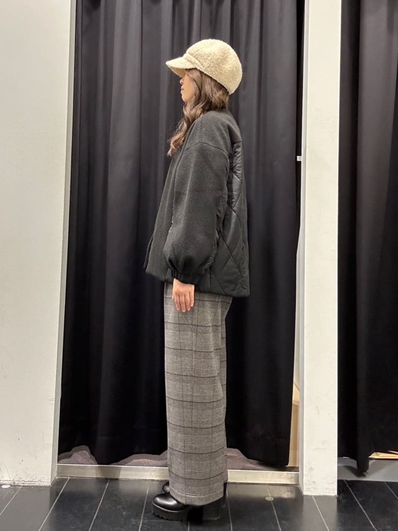 もさんの「THE SHOP TK｜【華やかで柔らか】ふわふわフェザーニット/洗える・前後2WAY」を使ったコーディネート