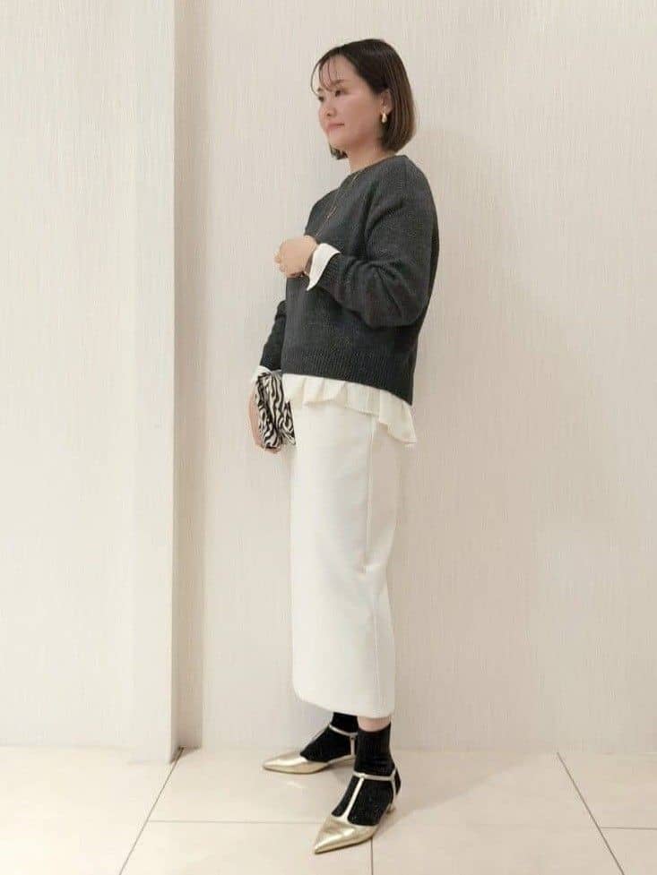 naokoさんの「UNTITLED｜【ロング丈/軽やか】テーラード　リバーコート」を使ったコーディネート