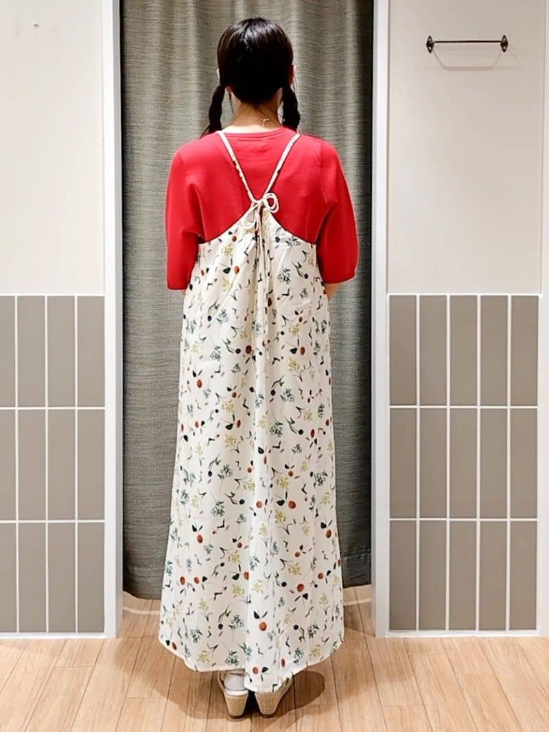 reiaさんの「grove｜ひんやり多機能・やわらかドライタッチ五分袖プルオーバー」を使ったコーディネート