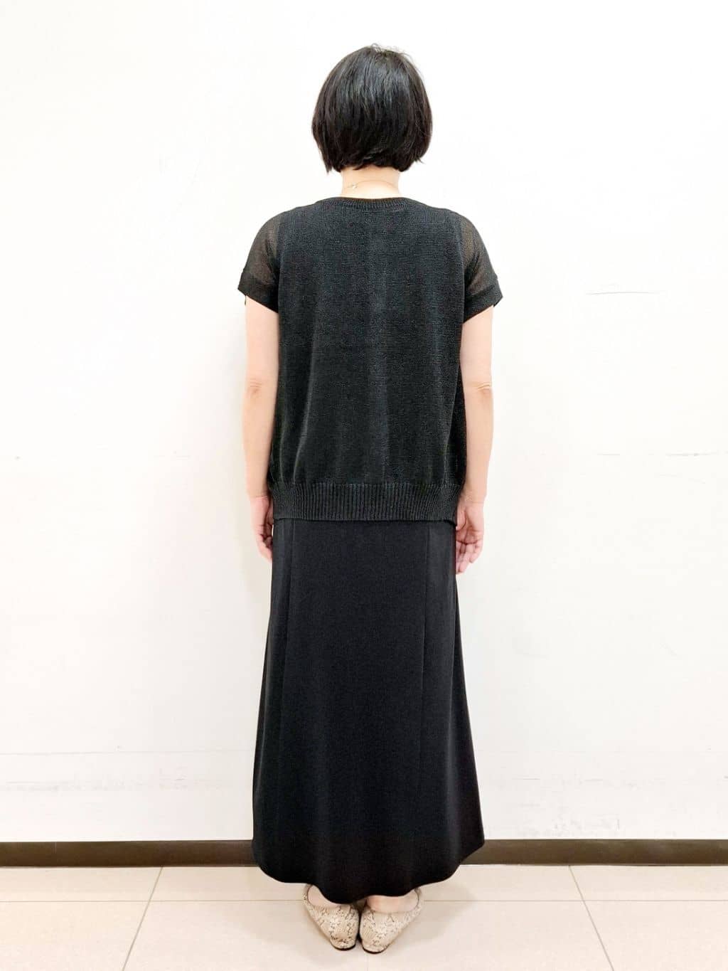 ねぎさんの「UNTITLED｜◆【洗える／夏ワンピ／2WAY】ジャージワンピース」を使ったコーディネート