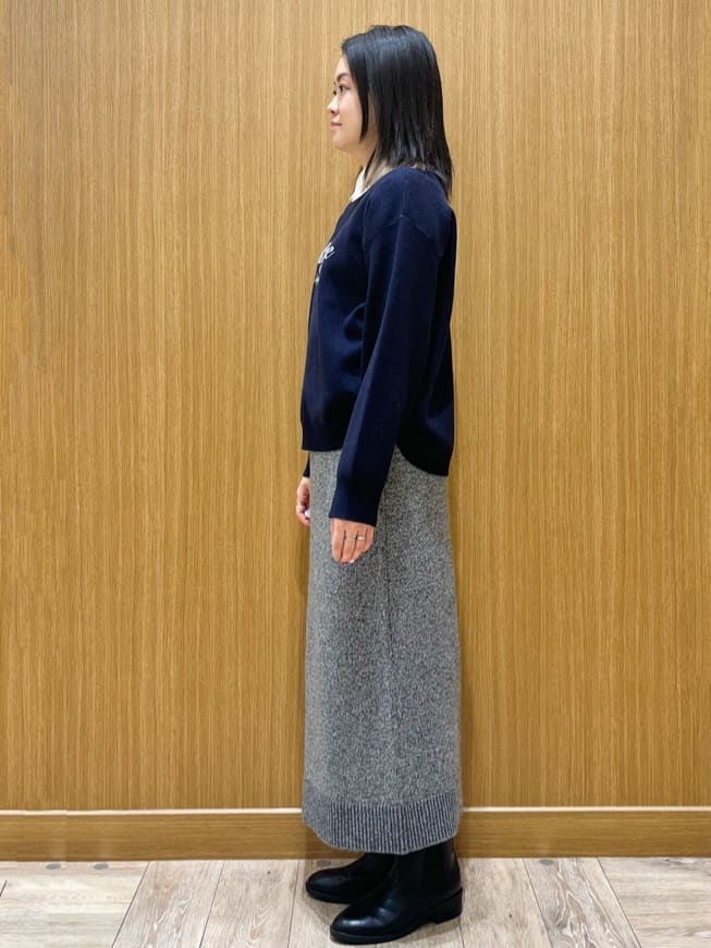 aさんの「OPAQUE.CLIP｜カシミヤブレンドウールミドルピーコート」を使ったコーディネート