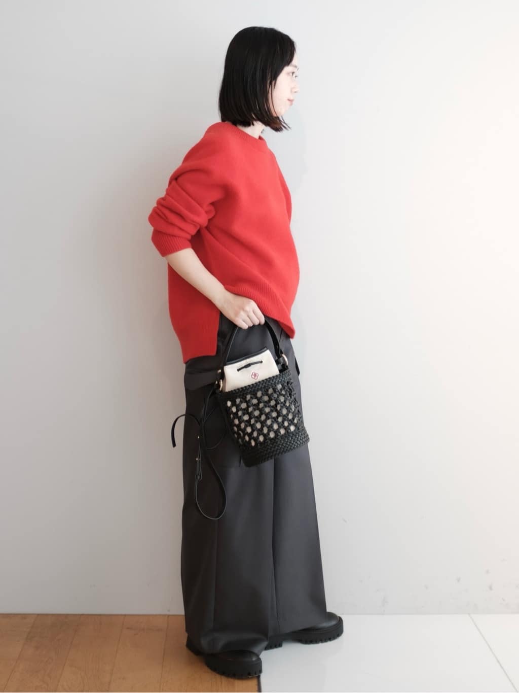 Kishimotoさんの「DRESSTERIOR｜◆【otonaMUSE5月号掲載/3WAY】メッシュ＆キャンバス バケツBAG」を使ったコーディネート