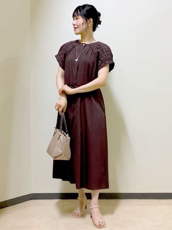  beni_gingerさんの「Reflect｜カットワークレーススリーブワンピース」を使ったコーディネート