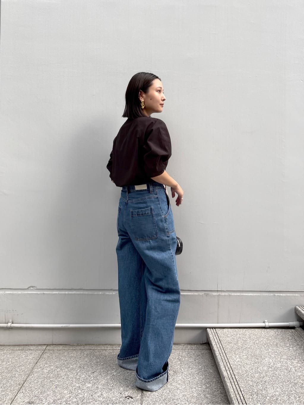 ayanoさんの「INDIVI｜ボトルネックブラウス」を使ったコーディネート