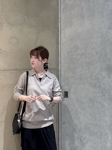 MIKAさんの「tk.TAKEO KIKUCHI｜ハイゲージスキッパーコンパクトポロニット」を使ったコーディネート