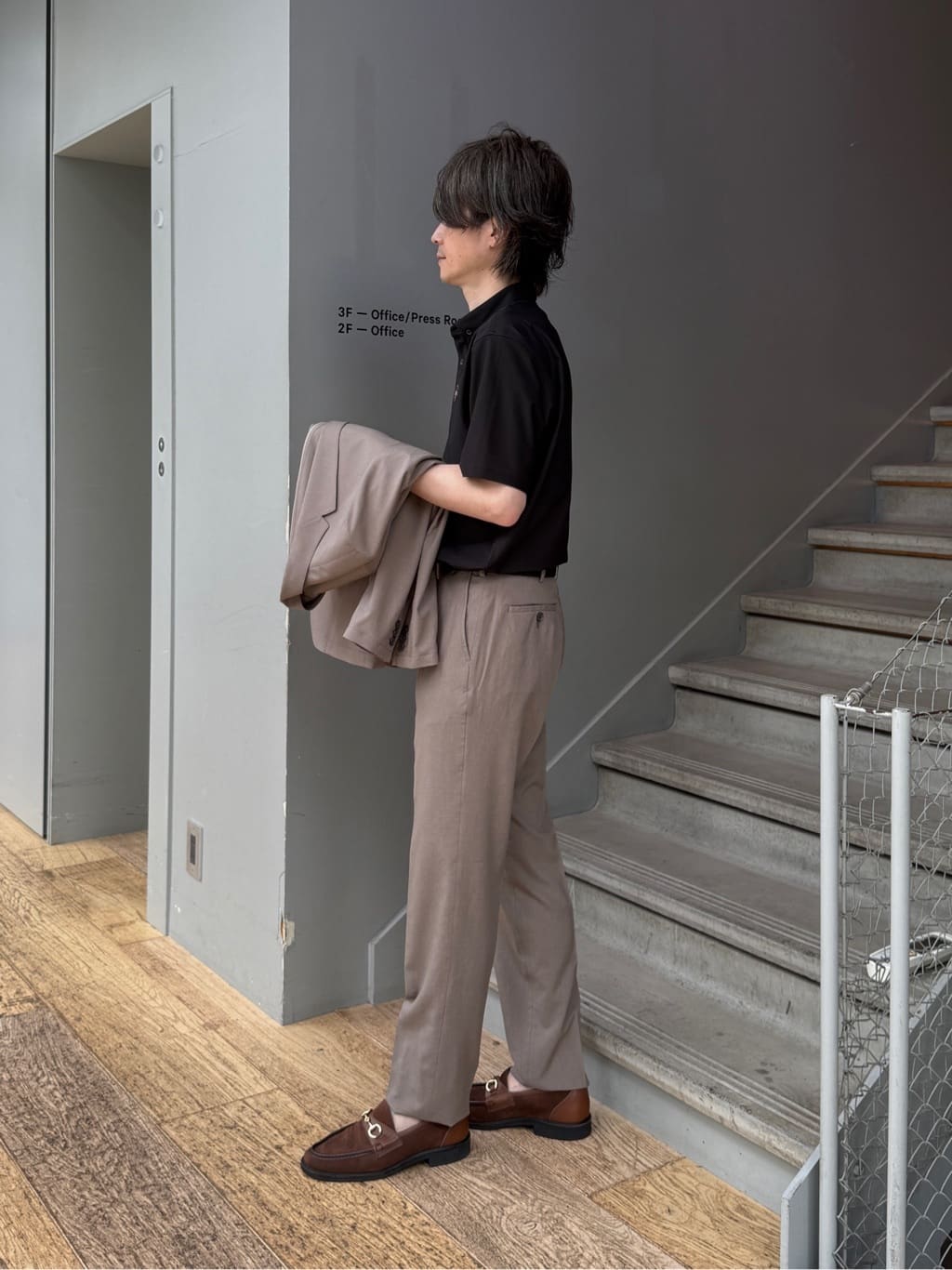 Shintaroさんの「TAKEO KIKUCHI｜【COOL CITY WEAR】エアートール ポロシャツ /接触冷感・通気性」を使ったコーディネート