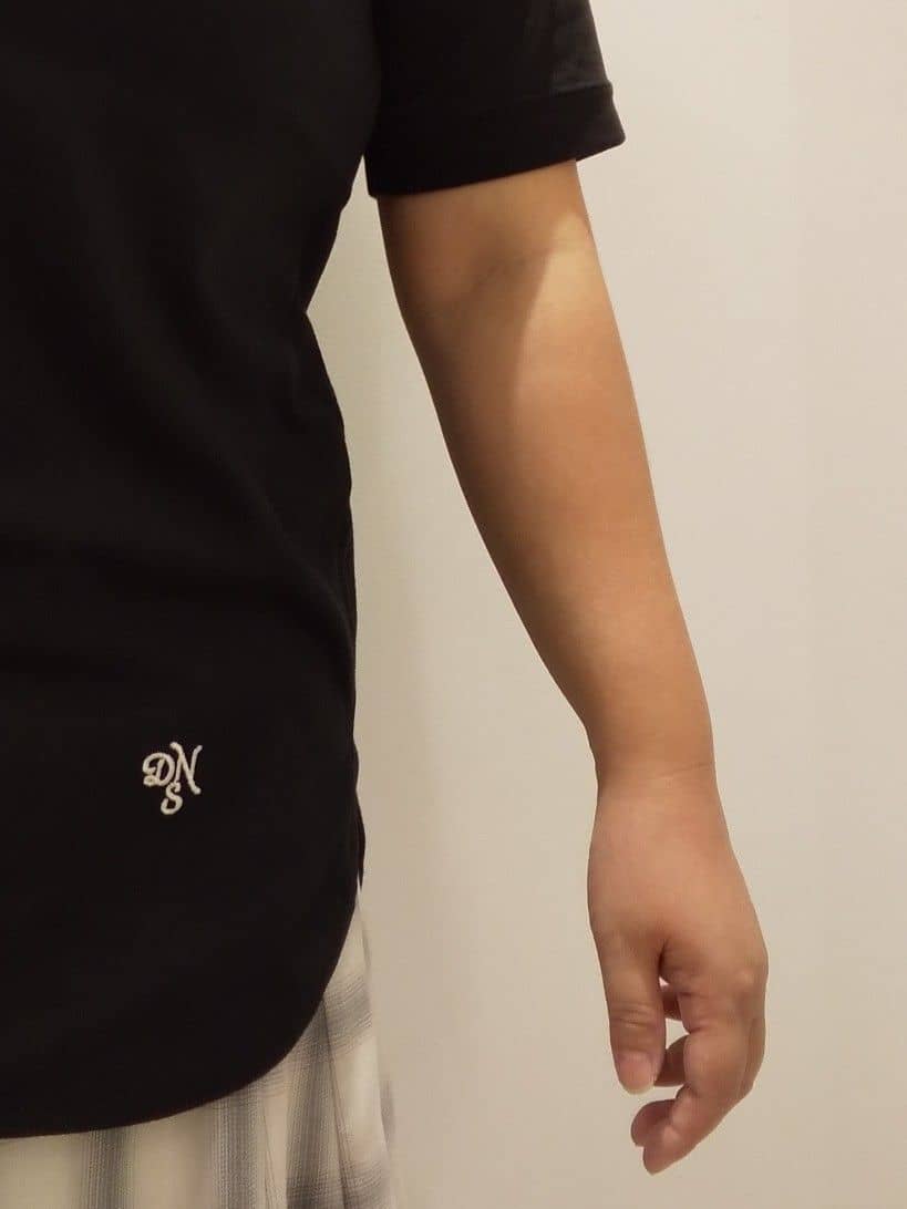 Kさんの「Dessin｜【洗える】シャツテール半袖Tシャツ」を使ったコーディネート