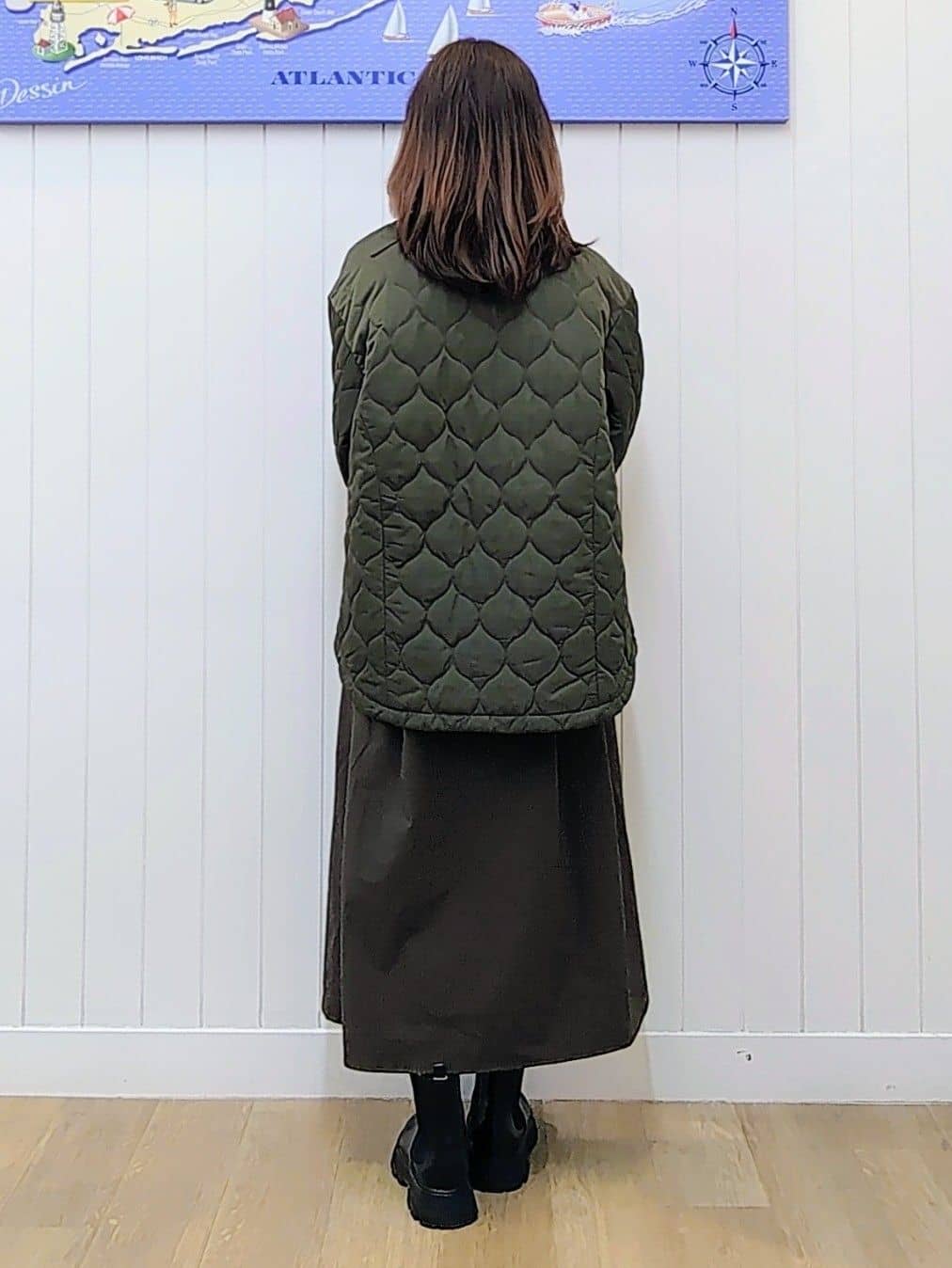 itoさんの「Dessin｜【1枚着/2WAY】ドッキングワンピース」を使ったコーディネート