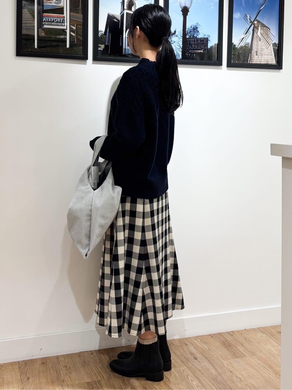 Ririkaさんの「Dessin｜パール調モチーフコードネックレス」を使ったコーディネート