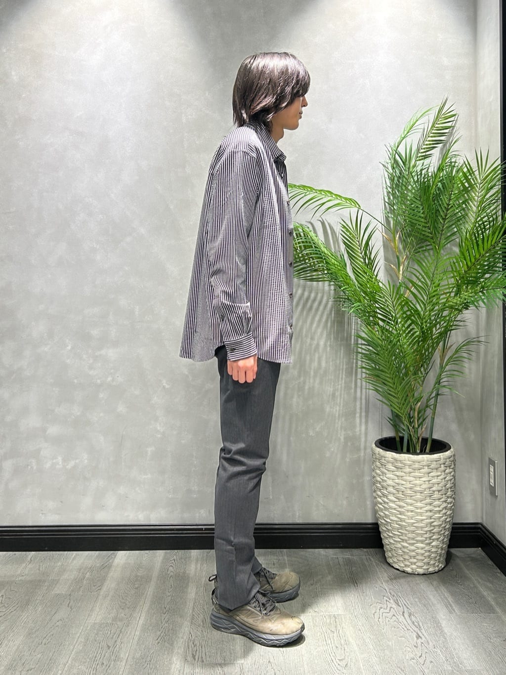ruiさんの「TAKEO KIKUCHI｜カシミヤブレンド ビーバー調ステンカラーコート」を使ったコーディネート