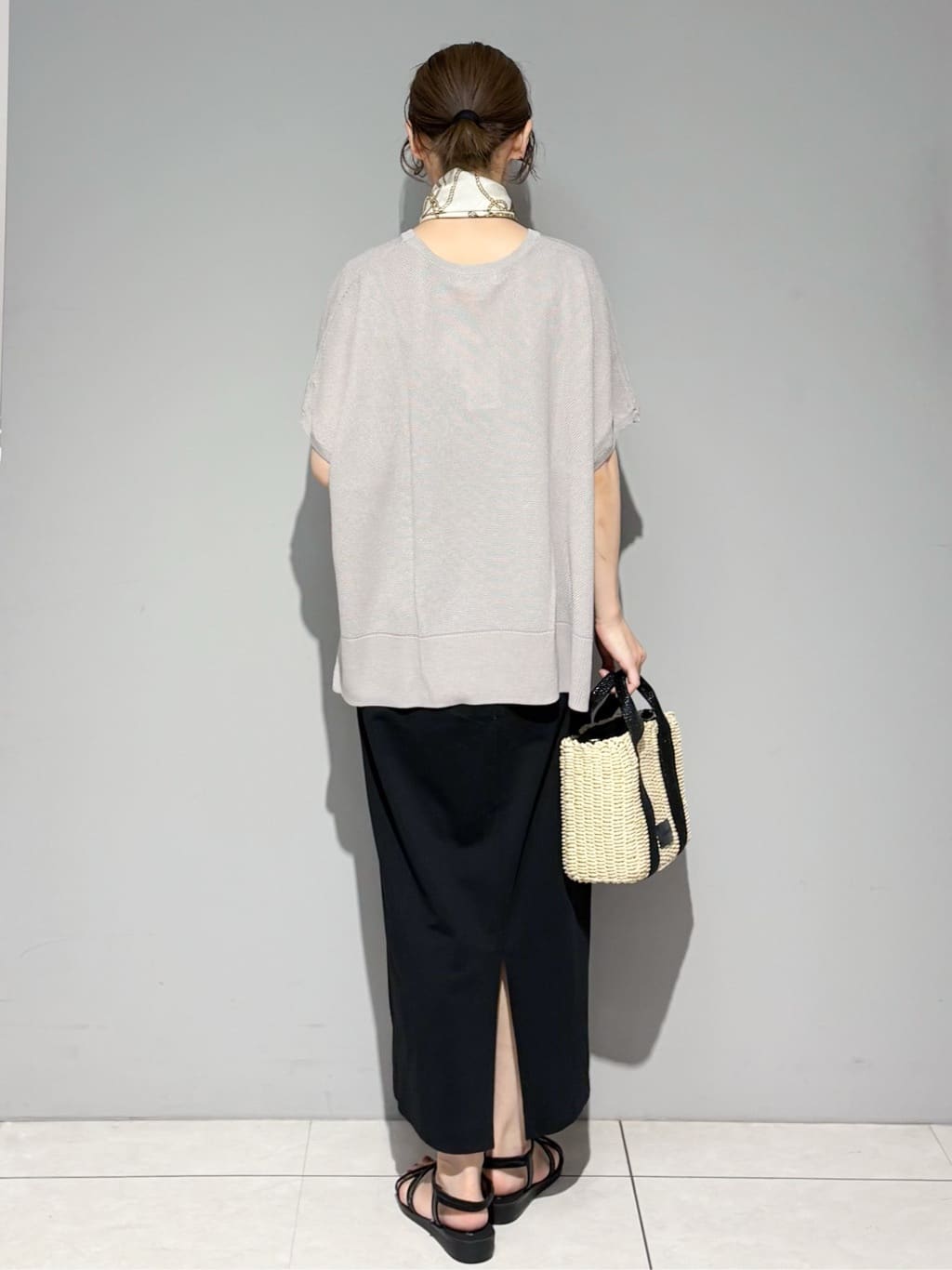yさんの「OPAQUE.CLIP｜イージーナロースカート／セットアップ対応【UVケア／接触冷感／洗濯機洗い可】」を使ったコーディネート