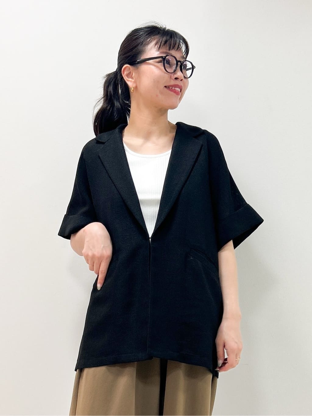 Kaiさんの「Dessin｜【2WAY・洗える】リブタンクトップ」を使ったコーディネート
