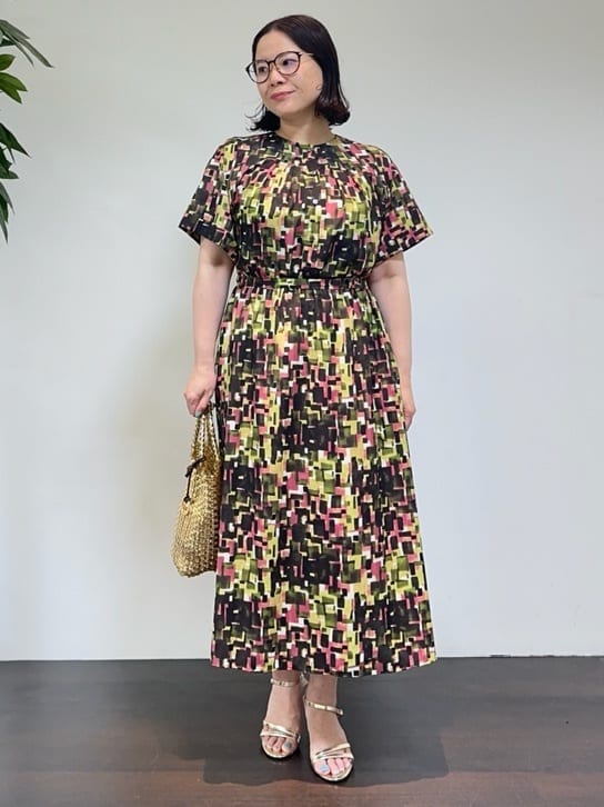 Asamiさんの「UNTITLED｜メタリックメッシュトート」を使ったコーディネート