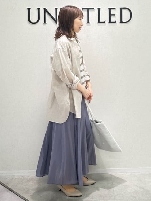 Miwaさんの「UNTITLED｜ライトダブルリングネックレス」を使ったコーディネート