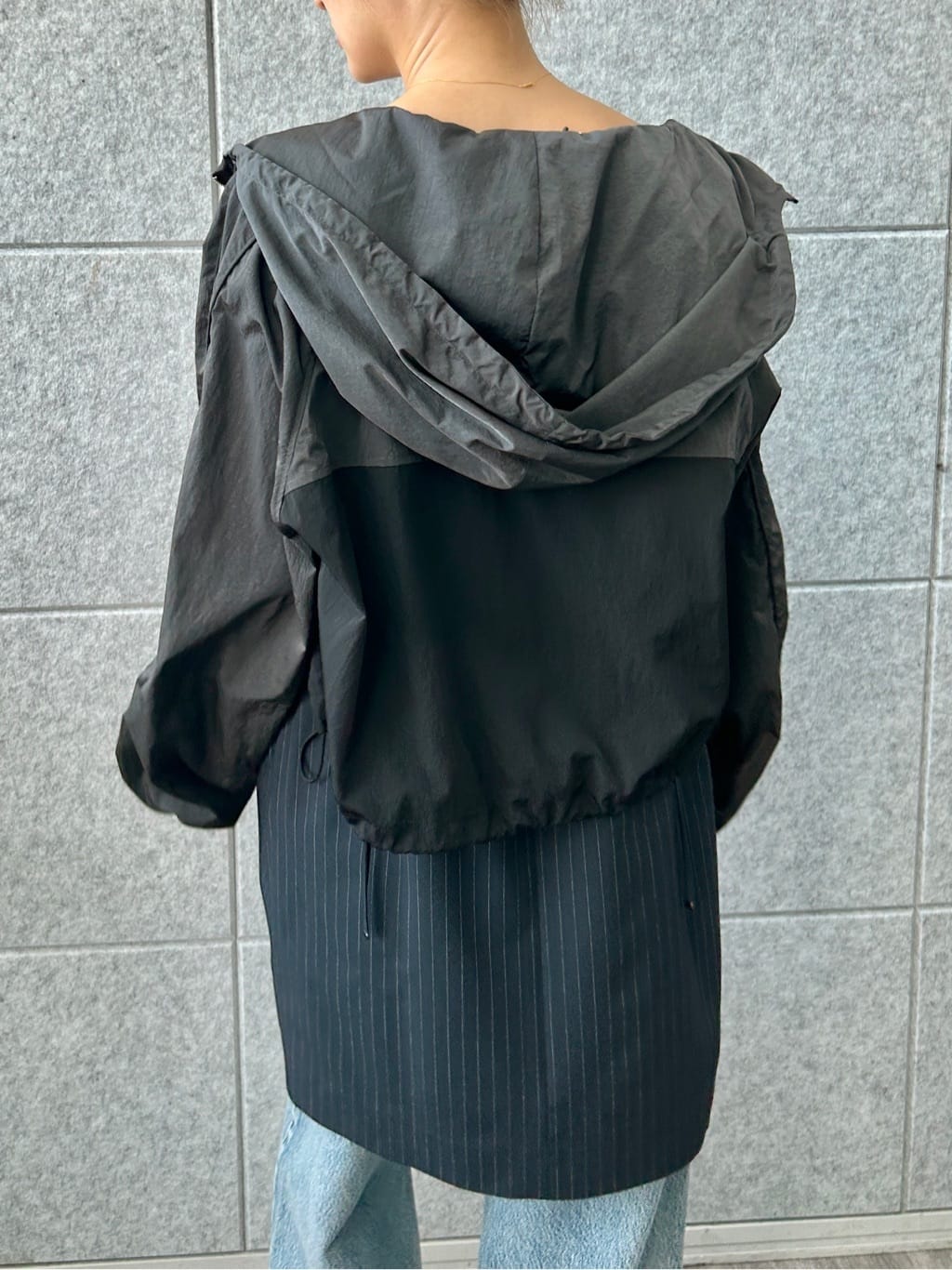 harunaさんの「CODE A｜urban light crop blouson」を使ったコーディネート