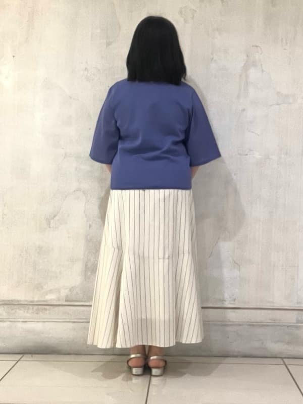 Mizukiさんの「UNTITLED｜◆【清涼感/二の腕カバー】シアープルオーバーニット」を使ったコーディネート