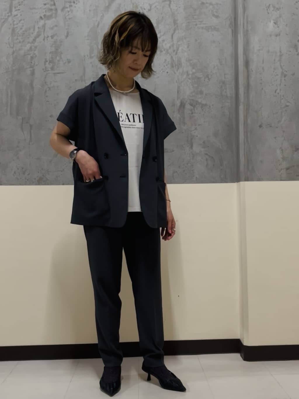 horiさんの「UNTITLED｜」を使ったコーディネート
