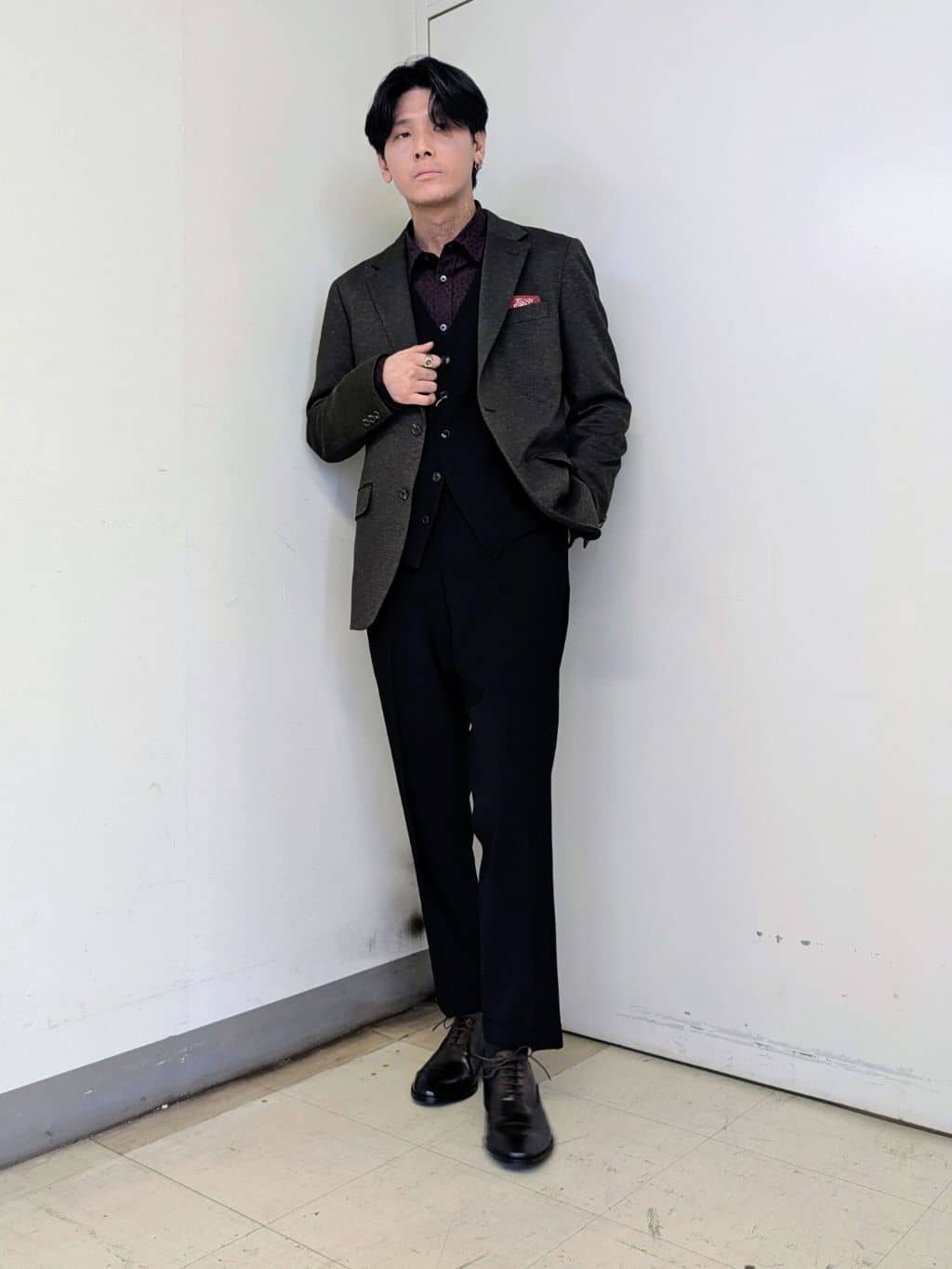 ryoさんの「TAKEO KIKUCHI｜【Made in JAPAN】播州織 ドビー千鳥シャツ」を使ったコーディネート
