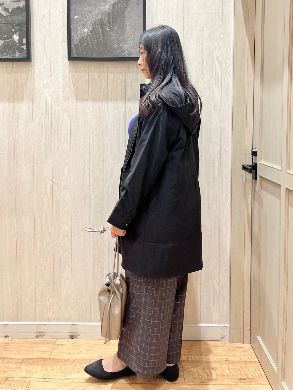 youさんの「SHOO･LA･RUE｜【高レビュー/洗濯機可】ゆるシルエットで体型カバー もちもちニット」を使ったコーディネート