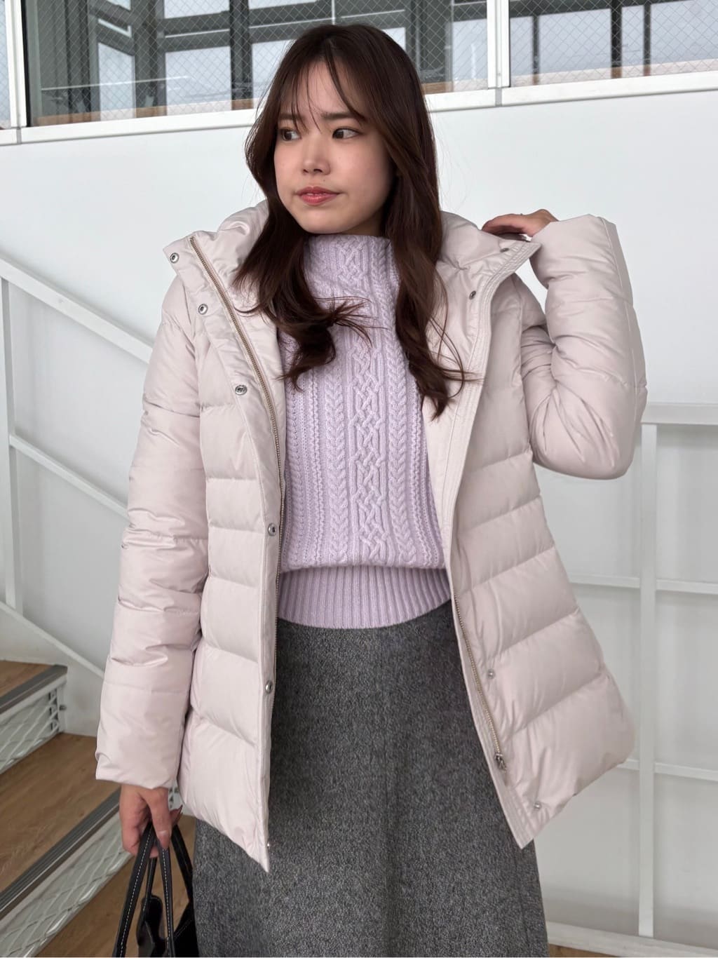 MISAKIさんの「COUP DE CHANCE｜【手洗い可／日本製】ケーブルニット」を使ったコーディネート