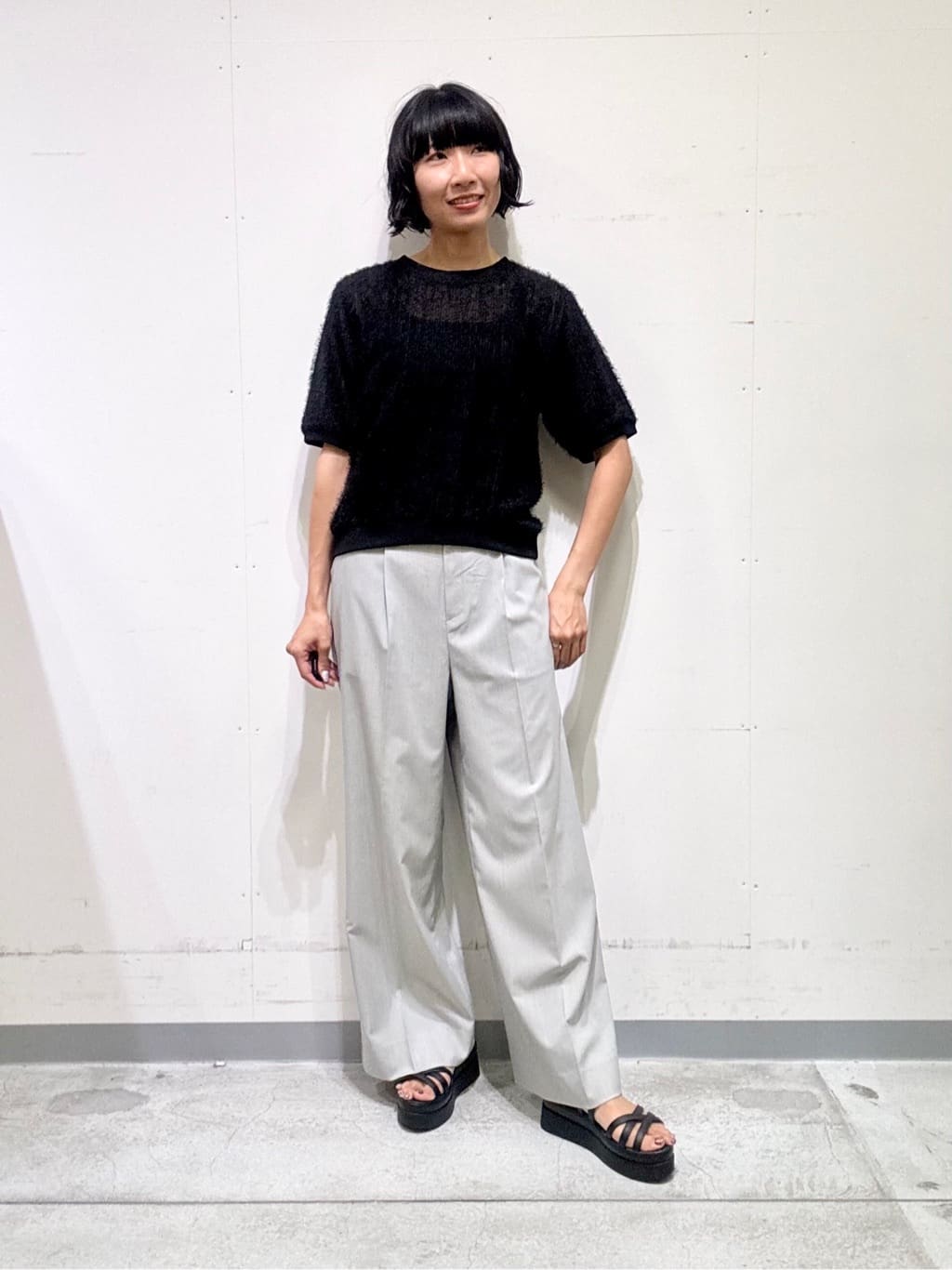 naoさんの「INDIVI｜ヘアリージャカードトップス」を使ったコーディネート