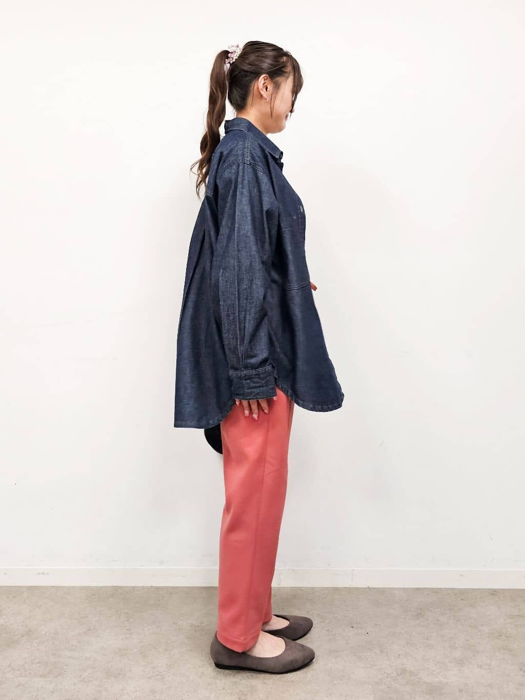 ゆゆさんの「SHOO･LA･RUE｜【S-LL】美しく見せる ボートネックロンT」を使ったコーディネート