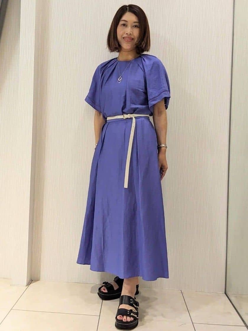u-macoさんの「UNTITLED｜【追加】ライトダブルリングネックレス」を使ったコーディネート