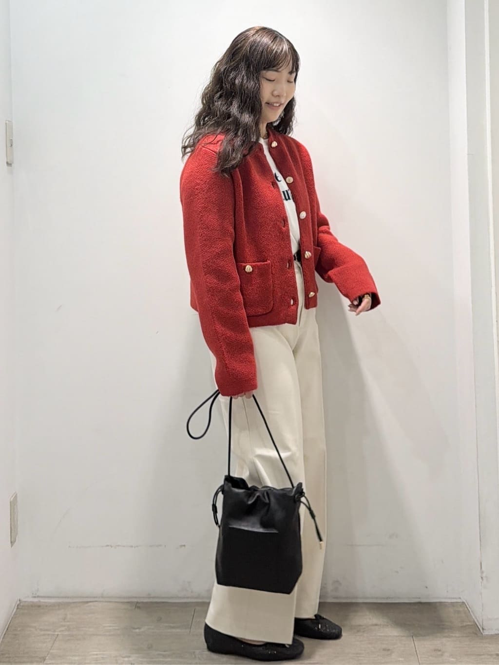 sumicaさんの「OPAQUE.CLIP｜ロングロゴTシャツ【洗濯機OK】」を使ったコーディネート