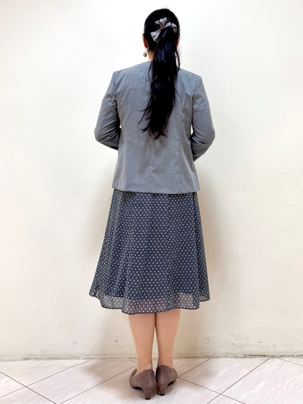 rincoさんの「Reflect｜【洗える／セットアップ可】ノーカラージャケット」を使ったコーディネート