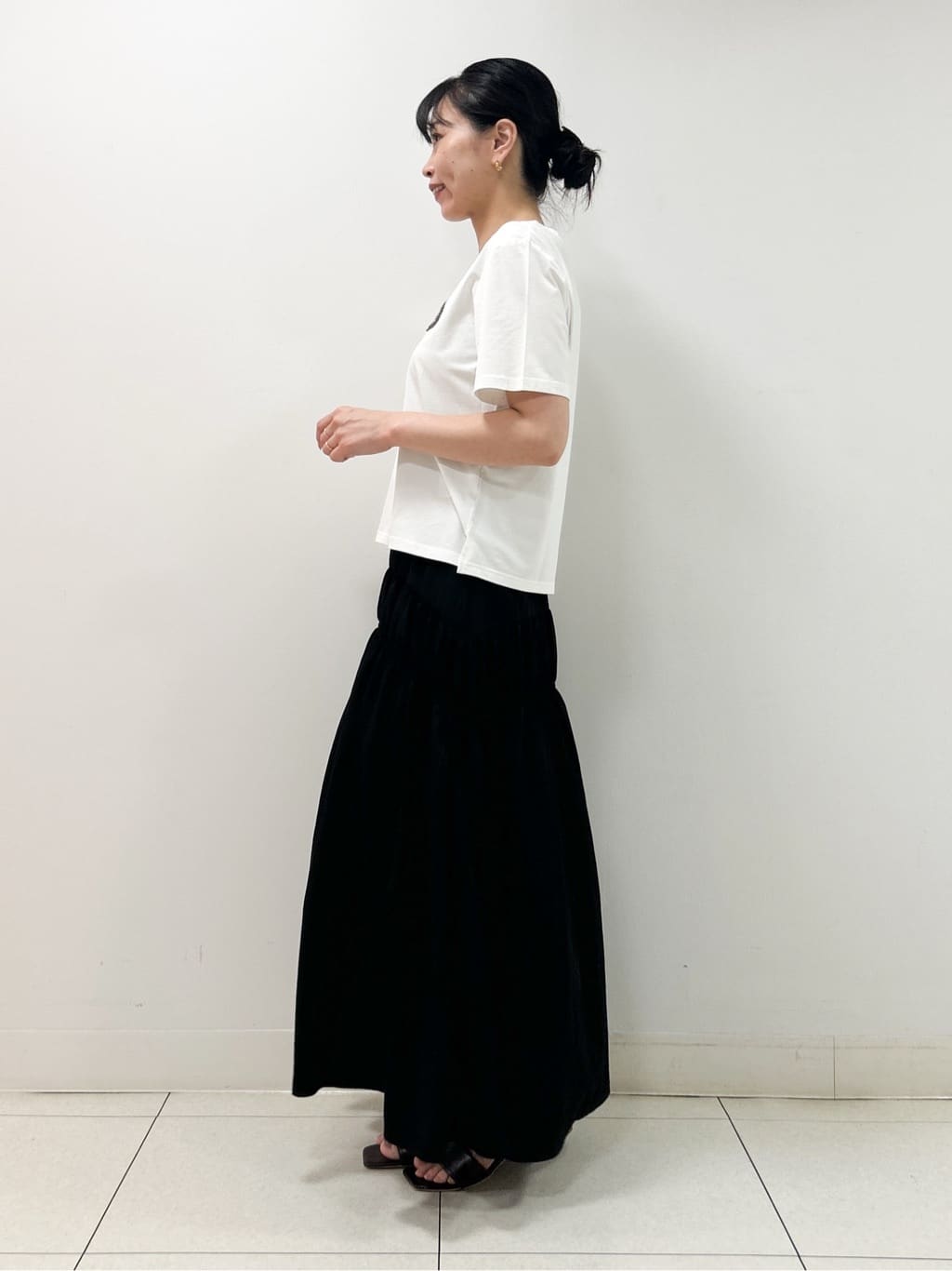 Kaiさんの「Dessin｜【洗える】チュール刺繍Tシャツ」を使ったコーディネート