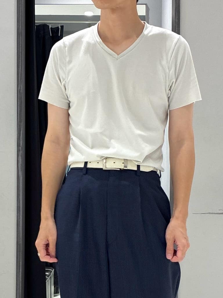 わいずみさんの「TAKEO KIKUCHI｜【GUNZE&times;TAKEO KIKUCHI】メンズインナー「ステルス(R)」」を使ったコーディネート